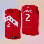 Kid's Toronto Raptors Kawhi Leonard NO 2 Earned 2018-19 Red Jersey
