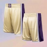 Los Angeles Lakers Kobe Bryant Gold Shorts