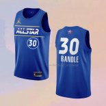 Men's All Star 2021 New York Knicks Julius Randle NO 30 Blue Jersey