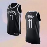 Men's Brooklyn Nets Kyrie Irving NO 11 Icon Authentic Black Jersey
