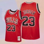 Men's Chicago Bulls Michael Jordan NO 23 Reload Hardwood Classics Red Jersey