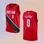 Men's Portland Trail Blazers Damian Lillard NO 0 Statement 2019-20 Red Jersey