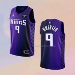 Men's Sacramento Kings Kevin Huerter NO 9 Statement 2023-24 Purple Jersey