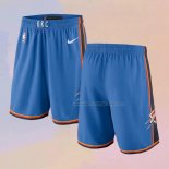 Oklahoma City Thunder 2017-18 Blue Shorts