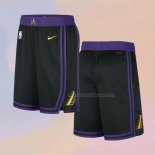Los Angeles Lakers City 2023-24 Black Shorts