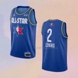 Men's All Star 2020 Los Angeles Clippers Kawhi Leonard NO 2 Blue Jersey