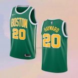 Men's Boston Celtics Gordon Hayward NO 20 Earned 2018-19 Green Jersey