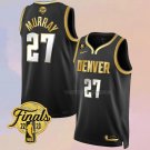 Men's Denver Nuggets Jamal Murray NO 27 City 2023 NBA Finals Black Jersey