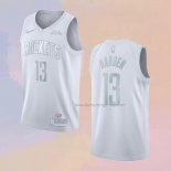 Men's Houston Rockets James Harden NO 13 MVP White Jersey