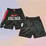Miami Heat City Just Don 2023-24 Black Shorts