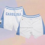 NCAA North Carolina Tar Heels White Shorts